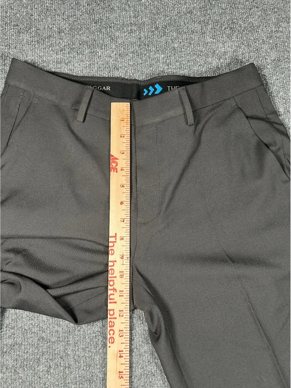 Dockers Men's Slim Fit Black Dress Pants 32x32 Polyester Spandex